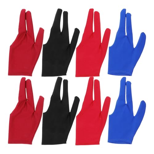 Beaupretty 8Stücke Yoyo Handschuhe rutschfeste und Bequeme Trainingshandschuhe für Yoyo und Snooker Elastisch und Vielseitig für Spielstärken Geeignet für Männer und Frauen von Beaupretty
