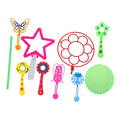 Beaupretty 9 Stück Buntes Seifenblasen Stab Set für Teiliges Bubble Making Toys für Draußen Sichere und Kreative Beschäftigung für Mädchen Ab Jahren von Beaupretty