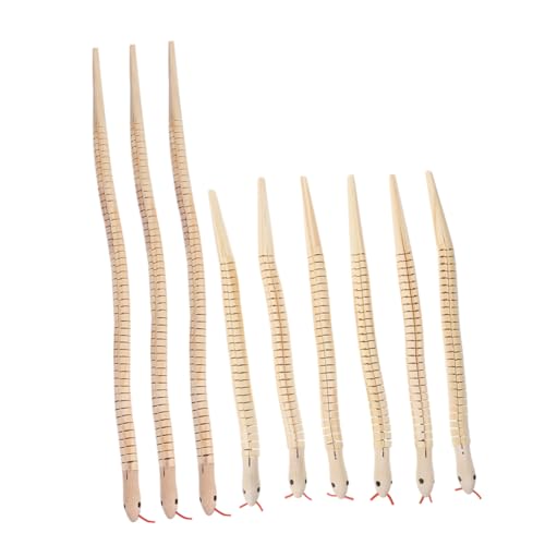 Beaupretty 9 Stück Teiliges Bewegliches Holzschlangen Flexible Unbemalte Holzschlangen zum Bemalen Kreatives DIY Kunsthandwerk für Geburtstagsfeiern und Beaupretty 9 Stück Teiliges Bewegliches Holzschlangen Flexible Unbemalte Holzschlangen zum Bemalen Kreatives DIY Kunsthandwerk für Geburtstagsfeiern und von Beaupretty
