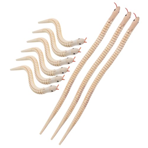 Beaupretty 9 Stück Teiliges Flexibles Holzschlangen- Unbemalt Naturbelassen Pädagogisch Geeignet als Geburtstags-partydeko und Bastelspielzeug für Motorische Beaupretty 9 Stück Teiliges Flexibles Holzschlangen- Unbemalt Naturbelassen Pädagogisch Geeignet als Geburtstags-partydeko und Bastelspielzeug für Motorische von Beaupretty
