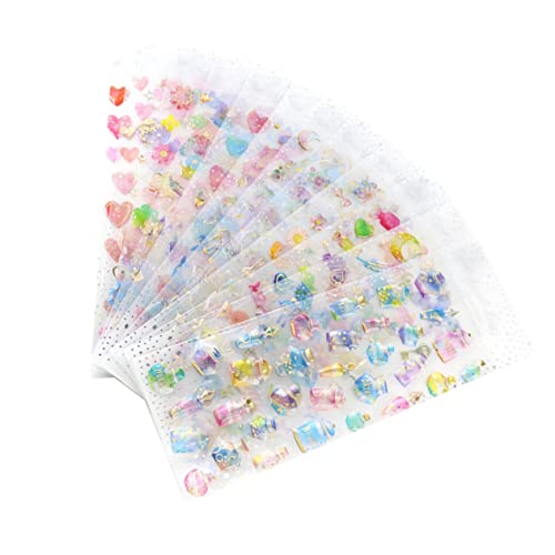 Beaupretty 9 Stück Teiliges Kristall Aufkleber Transparent Sticker für Scrapbooking DIY Fotoalben zur Verschönerung von Notizbüchern und Bastelprojekten Beaupretty 9 Stück Teiliges Kristall Aufkleber Transparent Sticker für Scrapbooking DIY Fotoalben zur Verschönerung von Notizbüchern und Bastelprojekten von Beaupretty