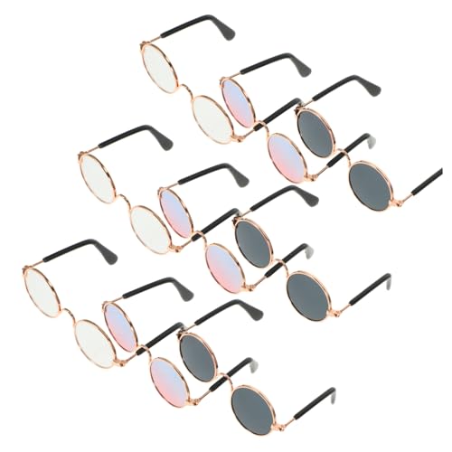 Beaupretty 9 Stück Teiliges Puppenbrillen Mini Metallrahmen Stylische Langlebige Brillen in Schwarz Farbverlauf Blau und Transparent Modische Accessoires für Puppen und Spieldekorationen Beaupretty 9 Stück Teiliges Puppenbrillen Mini Metallrahmen Stylische Langlebige Brillen in Schwarz Farbverlauf Blau und Transparent Modische Accessoires für Puppen und Spieldekorationen von Beaupretty