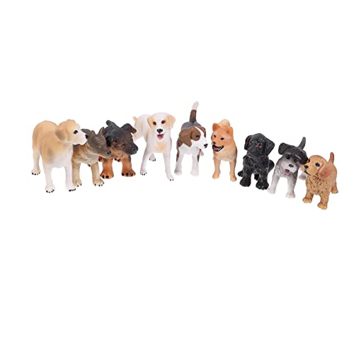 Beaupretty 9 Stück Teiliges Realistische Hundemodelle Deko Figuren für für Wohnzimmer für eine Lebendige Landschaft Ländliches von Beaupretty