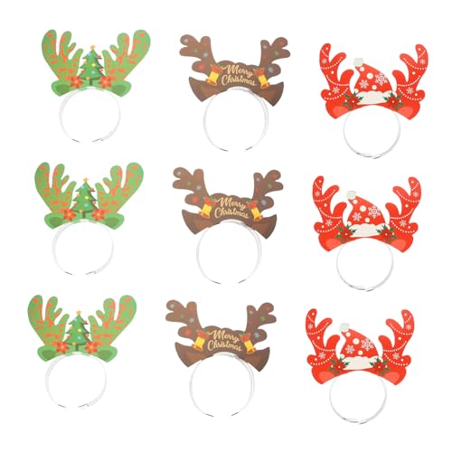 Beaupretty 9 Stück Teiliges Rentier Geweih Haarreif Weihnachts-stirnband Festlicher Haarschmuck für Party Karneval Kostüm Weihnachten Zubehör für Erwachsene Beaupretty 9 Stück Teiliges Rentier Geweih Haarreif Weihnachts-stirnband Festlicher Haarschmuck für Party Karneval Kostüm Weihnachten Zubehör für Erwachsene von Beaupretty