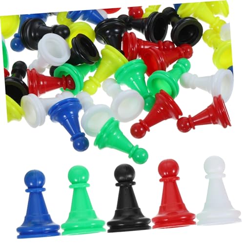Beaupretty 96 Stück Schachfiguren Spielsteine für Brettspiele Bunte Pawns aus Kunststoff für Verschiedene Gesellschaftsspiele und Kreative Spielaccessoires Zufällige Farbe Zufällige Farbe Beaupretty 96 Stück Schachfiguren Spielsteine für Brettspiele Bunte Pawns aus Kunststoff für Verschiedene Gesellschaftsspiele und Kreative Spielaccessoires Zufällige Farbe Zufällige Farbe von Beaupretty