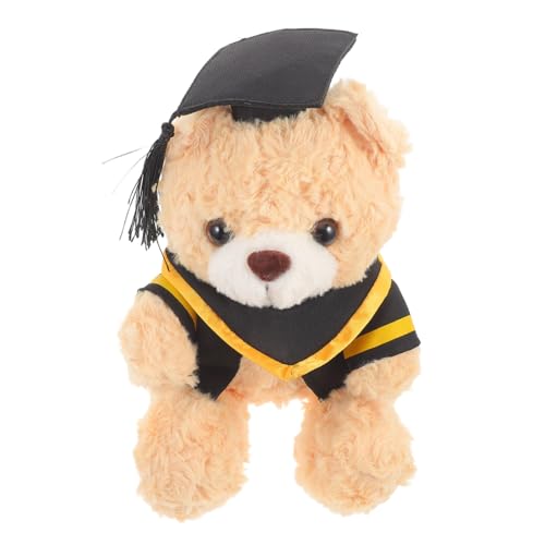 Beaupretty Abschluss Bär Plüschfigur Niedliches Kuscheltier für Graduierungsgeschenke Dekoration für Tische und Regale für Absolventen und Freunde von Beaupretty
