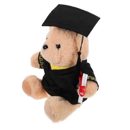 Beaupretty Abschluss Bär Plüschtier mit Doktorhut Niedliches Stofftier für Abschlussfeiern Dekoration und Geschenkidee für Graduierungen Unvergessliche Erinnerungen Schaffen von Beaupretty