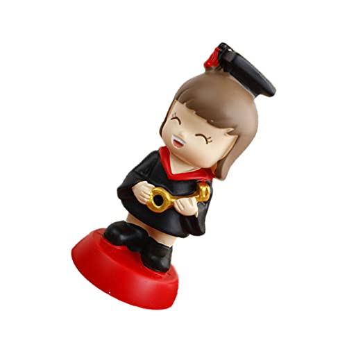 Beaupretty Abschluss Tortendeko Doktor Mädchen Cartoon Figur Glänzend Robust Wiederverwendbar Kuchen Cupcake Dekoration Festlich Süß von Beaupretty