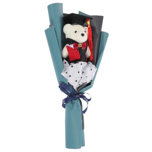 Beaupretty Abschlussbär Bouquet mit Mütze Kuscheliger Plüschbär als Partydekoration und Fotorequisite Perfektes für Abschlussfeier Handgefertigt mit Hochwertiger Oberfläche für Fotomomente Beaupretty Abschlussbär Bouquet mit Mütze Kuscheliger Plüschbär als Partydekoration und Fotorequisite Perfektes für Abschlussfeier Handgefertigt mit Hochwertiger Oberfläche für Fotomomente von Beaupretty
