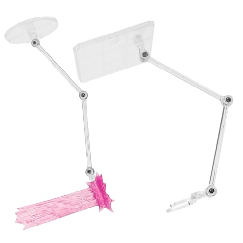 Beaupretty Action Figure Display Stand aus Stabilem Kunststoff mit Kreativem Design und Dekorativem Puppenmodellhalter mit Flacher Basis für Sammler und Handarbeitsfiguren von Beaupretty
