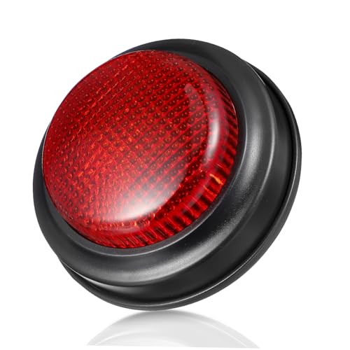 Beaupretty Alarmton Button mit Licht und Soundeffekt Lustiger Party Roter Prop Knopf für Spiele Büros Hochzeiten und Events Robustes Kunststoffspielzeug von Beaupretty