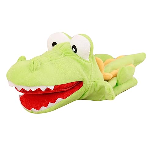 Beaupretty Alligator Handpuppe für Interaktives Cartoon für Rollenspiele und Geschichtenerzählen Waschbare und Langlebige Handpuppe aus PP Baumwolle von Beaupretty