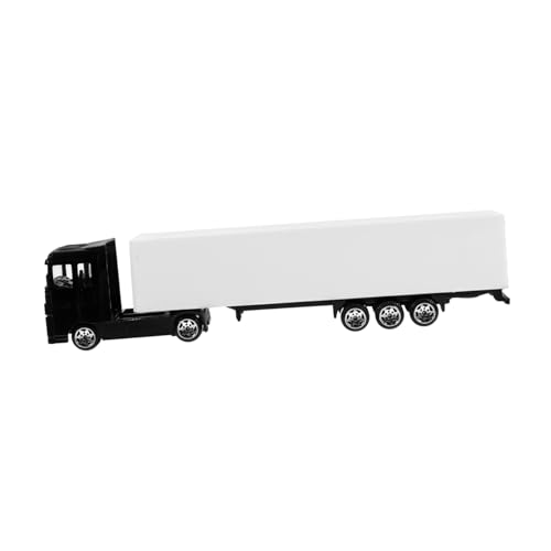 Beaupretty Alloy Container Truck Modell für Realistisches Miniaturfahrzeug für Sandbox Dekoration und Kreatives Fördert die Eltern Interaktion und Hat eine Hohe Detailgenauigkeit von Beaupretty