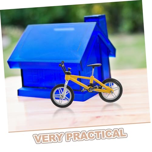 Beaupretty Alloy Mini Finger Bike Modell für Realistische Mountainbike Deko Detailgetreues Fahrrad Modellspielzeug Kreatives für Fantasievolles Spiel und Sammler Beaupretty Alloy Mini Finger Bike Modell für Realistische Mountainbike Deko Detailgetreues Fahrrad Modellspielzeug Kreatives für Fantasievolles Spiel und Sammler von Beaupretty