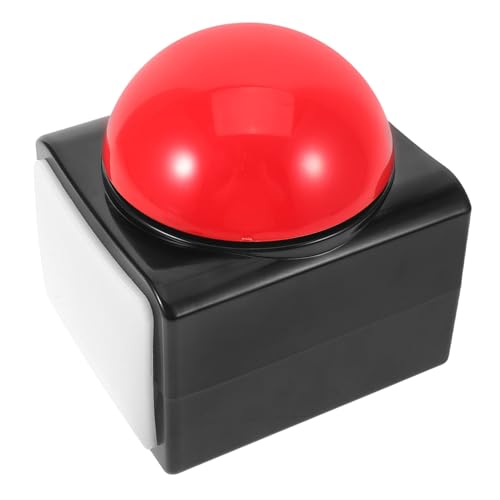 Beaupretty Antwort Summer Buzzer Button mit Licht und Sound Quizspieler für Familien und Partyspiele Vielseitiger Geräuschmacher für Wettbewerbe Einfache Bedienung Robustes von Beaupretty