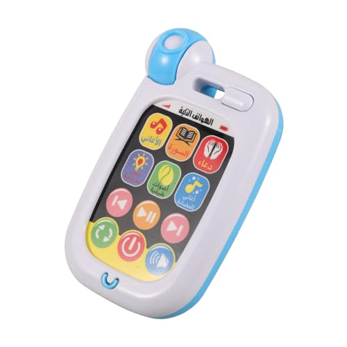 Beaupretty Arabisches Lerntelefon für Kleinkinder Tragbares Interaktives Lernspielzeug mit Musik und Klängen für Frühe Bildung und Arabische Sprache von Beaupretty