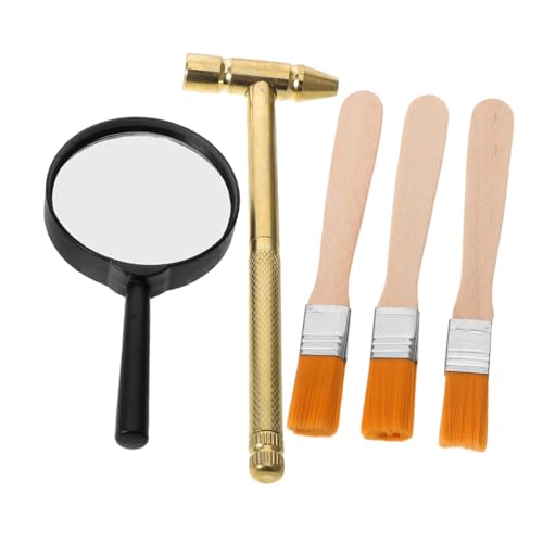 Beaupretty Archäologie Wissenschaft Set für Hammer Pinsel Meißel und Lupe Realistische Ausgrabungswerkzeuge für Stem Bildung Feinmotorische und Interaktives Lernspiel Beaupretty Archäologie Wissenschaft Set für Hammer Pinsel Meißel und Lupe Realistische Ausgrabungswerkzeuge für Stem Bildung Feinmotorische und Interaktives Lernspiel von Beaupretty