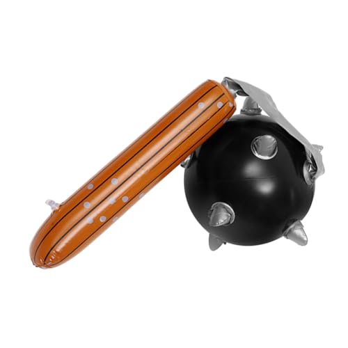 Beaupretty Aufblasbarer Hammer PVC DIY für Halloween Party Füller Kinderparty Deko Schwarz Langlebig Leicht Aufzublasen für Kindergeburtstag und Outdoor Halloween Veranstaltungen von Beaupretty