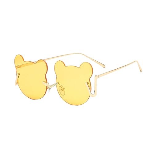 Beaupretty Bärenförmige Sonnenbrille Rahmen Kreative Partybrille für Fotos Dekorative Brille mit Goldenem Rahmen Gelben Gläsern für Feiern Veranstaltungen Beaupretty Bärenförmige Sonnenbrille Rahmen Kreative Partybrille für Fotos Dekorative Brille mit Goldenem Rahmen Gelben Gläsern für Feiern Veranstaltungen von Beaupretty