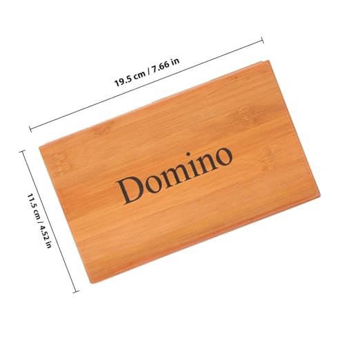 Beaupretty Bambus Domino Spielset mit Aufbewahrungsbox Tragbare Leichte Dominosteine für Drinnen und Draußen Lustiges Familienspiel Perfektes für Freunde und Reise Interaktives Beaupretty Bambus Domino Spielset mit Aufbewahrungsbox Tragbare Leichte Dominosteine für Drinnen und Draußen Lustiges Familienspiel Perfektes für Freunde und Reise Interaktives von Beaupretty