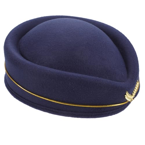 Beaupretty Baskenmütze Flugbegleiterin Stilvolle Stewardess Mütze für Halloween Karneval Party Cosplay Luftfahrt Uniform Zubehör Beaupretty Baskenmütze Flugbegleiterin Stilvolle Stewardess Mütze für Halloween Karneval Party Cosplay Luftfahrt Uniform Zubehör von Beaupretty