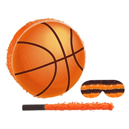 Beaupretty Basketball Party Pinata mit Stick und Augenbinde Bunte Crepe-papier-deko Einfach zu Befüllen und Aufzuhängen für Geburtstagsfeier und Sportliche Themenpartys Beaupretty Basketball Party Pinata mit Stick und Augenbinde Bunte Crepe-papier-deko Einfach zu Befüllen und Aufzuhängen für Geburtstagsfeier und Sportliche Themenpartys von Beaupretty
