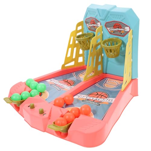 Beaupretty Basketball Spielset Miniatur Basketballkorb Tischspielzeug für Drinnen Fördert Hand Augen Koordination und Eltern Junge Mädchen Interaktion Glatte Oberfläche Geeignet als von Beaupretty