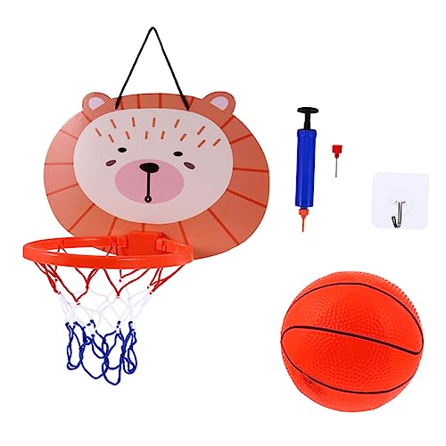 Beaupretty Basketballkorb Wandmontage Set Mini Basketballspielzeug für Drinnen Fördert Hand Auge Koordination Motorische Fähigkeiten und Eltern Junge Mädchen Interaktion Zufällige Farbe von Beaupretty