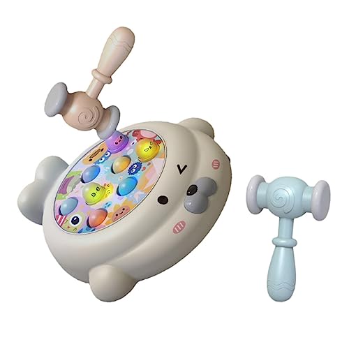 Beaupretty Beating Mole mit Hämmern für Junge Mädchen Jahre Pädagogisches Hämmerchen Spiel Armkraft und Hand Auge Koordination Buntes Montessori Lernspielzeug von Beaupretty