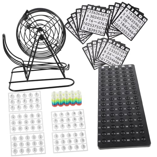 Beaupretty Bingo Spiel Set Amerikanischer Stil Brettspiel Partyspiel für Erwachsene und Familien Vielseitig Einsetzbar für Große Gruppen und Gesellige Spiele Beaupretty Bingo Spiel Set Amerikanischer Stil Brettspiel Partyspiel für Erwachsene und Familien Vielseitig Einsetzbar für Große Gruppen und Gesellige Spiele von Beaupretty