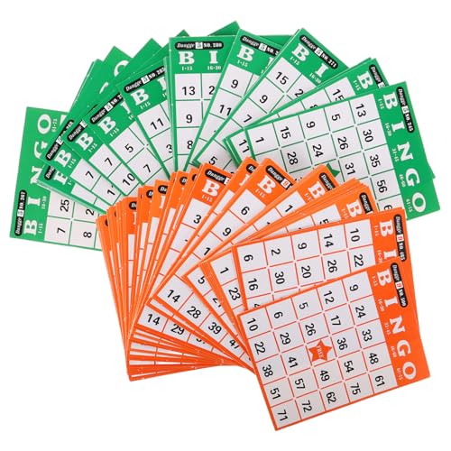 Beaupretty Bingo Spielkarten Teilig Farbige Kreative Bingo Karten Für Erwachsene Leicht Tragbar Fördert Logisches Denken Und Orientierungsspiel Spaß Zufällige Farbe Zufällige Farbe von Beaupretty