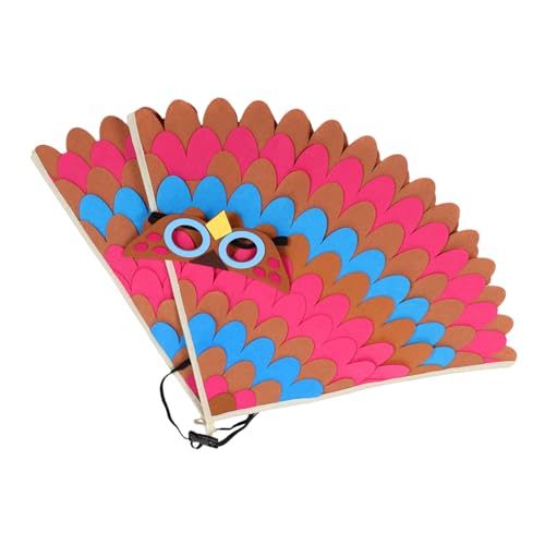 Beaupretty Bird Wings Owl Kostüm Für Kinder Tier Cosplay Kostüm Mit Maske Dress -up Für Jungen Mädchen Eagle Rollenspiele Halloween Party von Beaupretty