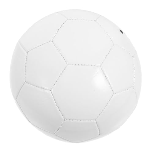 Beaupretty Blanko Fußball für DIY Malerei Unbedruckter PVC Fußball für Kreative Bastelprojekte für Unterschriften und Sportliche Aktivitäten von Beaupretty