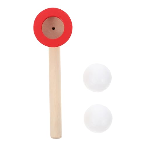 Beaupretty Blasrohr Kugelspiel für Schwebe Ball zur Atemübung Motorische Sicherer Rundball Balance Koordinationsspiel für Drinnen und Draußen von Beaupretty