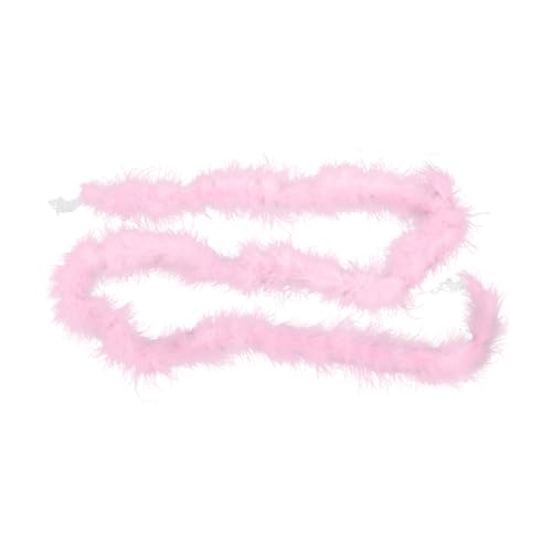 Beaupretty Boa-Flapper-Zubehör für Kleid Fellstreifen Top-Party Kostümfrauen Boas für Party-Massen Boa zum Basteln Boa-Zubehör zum Selbermachen Truthahnfeder Rosa von Beaupretty