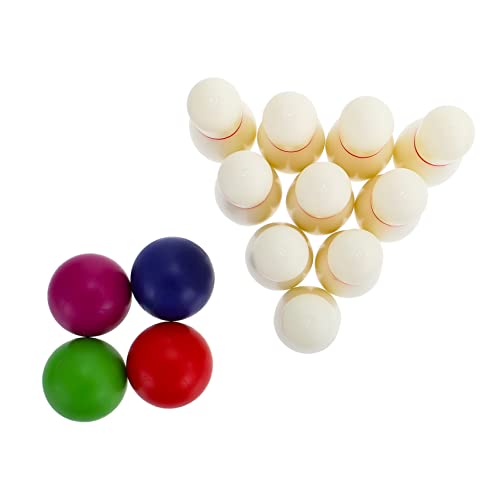 Beaupretty Bowling Set Interaktives Eltern Junge Mädchen für Drinnen und Draußen Pins Bälle aus Langlebigem Material Fördert und Bewegungsfähigkeiten von Beaupretty