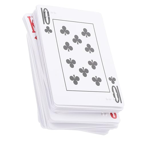 Beaupretty Braille Spielkarten für Barrierefreies Kartenspiel mit Blindenschrift Vielseitig Einsetzbar für Unterhaltung Verbessert für Kartenspiele Beaupretty Braille Spielkarten für Barrierefreies Kartenspiel mit Blindenschrift Vielseitig Einsetzbar für Unterhaltung Verbessert für Kartenspiele von Beaupretty