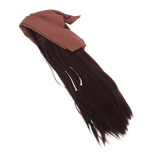 Beaupretty Braune Piratenperücke mit Kopftuch Unisex für Halloween Karneval Cosplay Zubehör für Herren und Damen Vielseitig für Kostümpartys und Theateraufführungen Beaupretty Braune Piratenperücke mit Kopftuch Unisex für Halloween Karneval Cosplay Zubehör für Herren und Damen Vielseitig für Kostümpartys und Theateraufführungen von Beaupretty