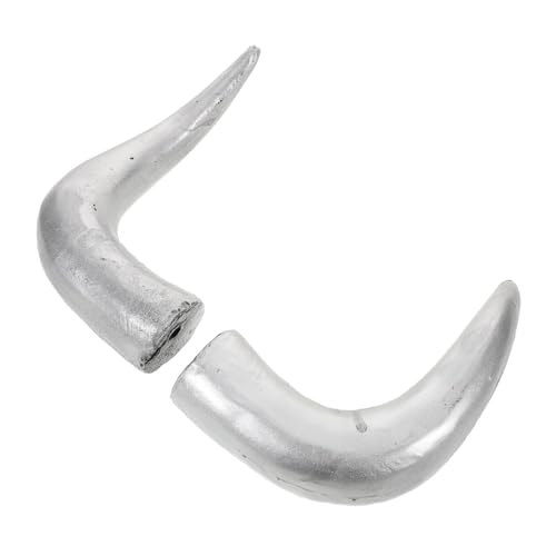 Beaupretty Bull Horns Headdress aus Leichtem Verstellbares Diy Halloween Haarreif Silberne Tierkostüm Haarspange mit Gothic Charme für Cosplay Karneval und Mottoparty Beaupretty Bull Horns Headdress aus Leichtem Verstellbares Diy Halloween Haarreif Silberne Tierkostüm Haarspange mit Gothic Charme für Cosplay Karneval und Mottoparty von Beaupretty