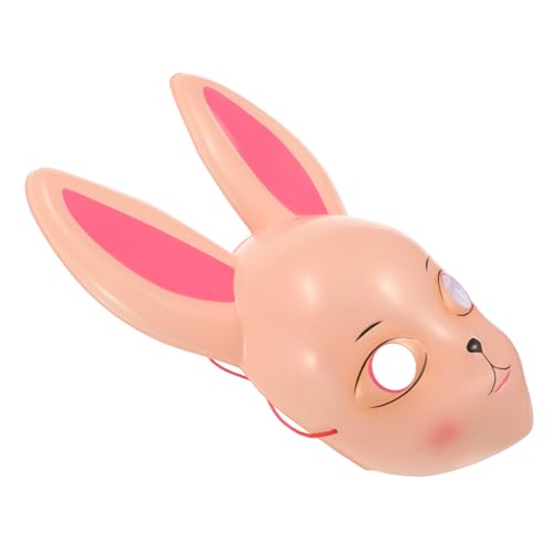 Beaupretty Bunny Design Maske Realistische Maske für Cosplay Partys Wiederverwendbare Dekorationsmaske mit Süßem Hasen Design für Halloween und Fotoshootings Beaupretty Bunny Design Maske Realistische Maske für Cosplay Partys Wiederverwendbare Dekorationsmaske mit Süßem Hasen Design für Halloween und Fotoshootings von Beaupretty
