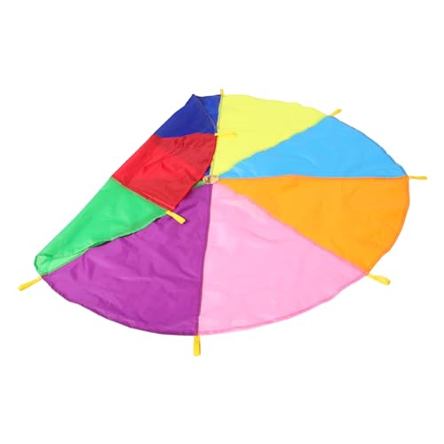 Beaupretty Bunter Regenbogen Fallschirm mit Griffen Leichter Spiel Fallschirm für Fördert Kooperation und Motorik für Outdoor Spiele und Gruppenaktivitäten Beaupretty Bunter Regenbogen Fallschirm mit Griffen Leichter Spiel Fallschirm für Fördert Kooperation und Motorik für Outdoor Spiele und Gruppenaktivitäten von Beaupretty