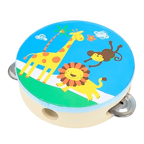 Beaupretty Cartoon Handtrommel Doppelseitige Trommel für Frühe Musikalische Bildung Blaues Giraffen Design für Jungen und Mädchen Beaupretty Cartoon Handtrommel Doppelseitige Trommel für Frühe Musikalische Bildung Blaues Giraffen Design für Jungen und Mädchen von Beaupretty
