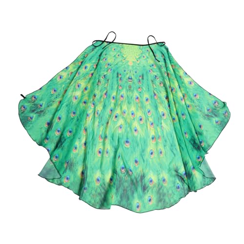 Beaupretty Chiffon Peacock -schal Halloween-pfau-umhang Sommerumhang Pfauenumhang Cosplay-versorgung Cosplay-zubehör Hochzeitskleid Umhang Performance-umhang Umhang Für Die Party Frauen Schal von Beaupretty