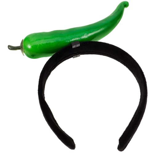 Beaupretty Chili Design Haarband Lustiges und Kreatives Stirnband für Frauen für Festivals und Kostümpartys Bequem und Auffällig für Köpfe von Beaupretty