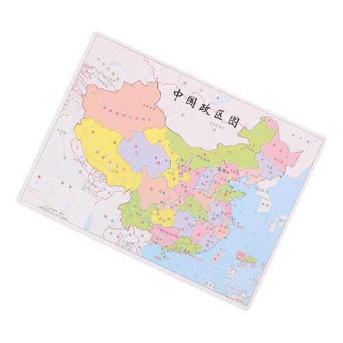 Beaupretty China Karte Puzzle für Interaktives Lernspiel Politische Regionen Pädagogisch Sicher mit Glatten Kanten Fördert Kognitive Fähigkeiten für Junge von Beaupretty