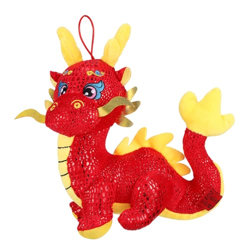 Beaupretty Chinesischer Stofftier Festliche Dekoration Glücksbringer für Neujahr Büro Zuhause Party Beaupretty Chinesischer Stofftier Festliche Dekoration Glücksbringer für Neujahr Büro Zuhause Party von Beaupretty