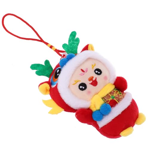 Beaupretty Chinesisches Drachenplüschtier Süße Stofftier-Maskottchen Weiches Langlebiges Material Geeignet als Geschenk zu Neujahr Geburtstag Hochzeit Dekoratives Glücksbringer von Beaupretty
