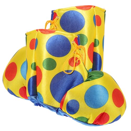 Beaupretty Clown Schuhe Erwachsene Bunte Punkte Leichte Cosplay Requisite Große Bequem Strapazierfähig für Halloween Karneval Auftritte Beaupretty Clown Schuhe Erwachsene Bunte Punkte Leichte Cosplay Requisite Große Bequem Strapazierfähig für Halloween Karneval Auftritte von Beaupretty