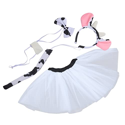Beaupretty Cow Cosplay Teilig Halloween Kostüm Zubehör Kuh Tier Theme Party Haarreif mit Ohren und Rock für Fasching Karneval Verkleidung Beaupretty Cow Cosplay Teilig Halloween Kostüm Zubehör Kuh Tier Theme Party Haarreif mit Ohren und Rock für Fasching Karneval Verkleidung von Beaupretty