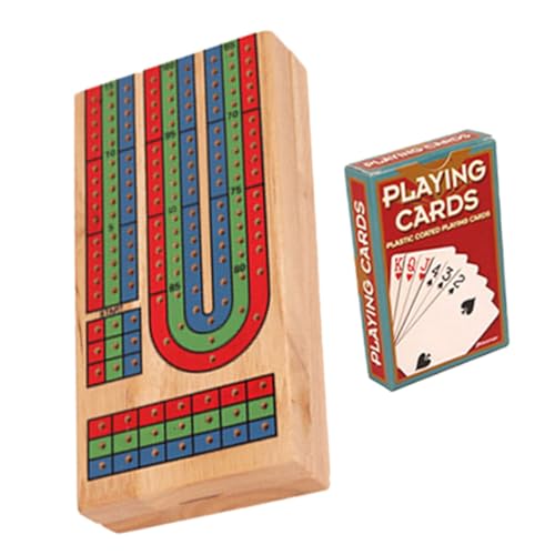 Beaupretty Cribbage Brettspiel aus Massivem Holz Faltbares Tischspiel mit Karten und Stiften Traditionelles Partyspiel für Familie und Freunde Tragbares Holzspiel für Erwachsene und Reisen Beaupretty Cribbage Brettspiel aus Massivem Holz Faltbares Tischspiel mit Karten und Stiften Traditionelles Partyspiel für Familie und Freunde Tragbares Holzspiel für Erwachsene und Reisen von Beaupretty